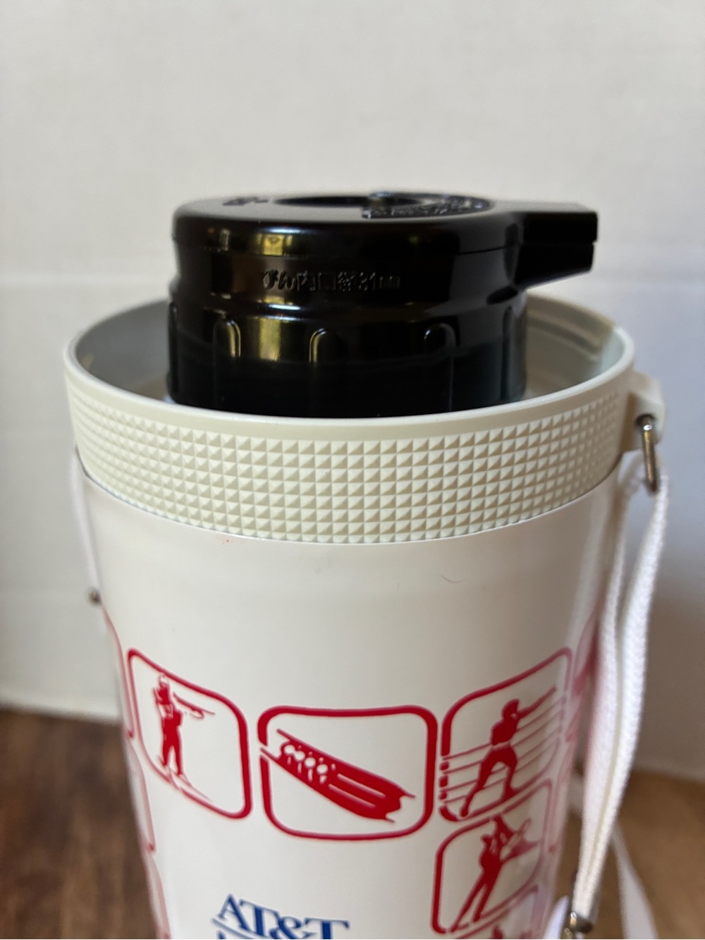 VTG Tiger Vacuum Thermos Bottle 1992 Olympics USA Mikasa Japan Strap RARE - Picture 9 of 10